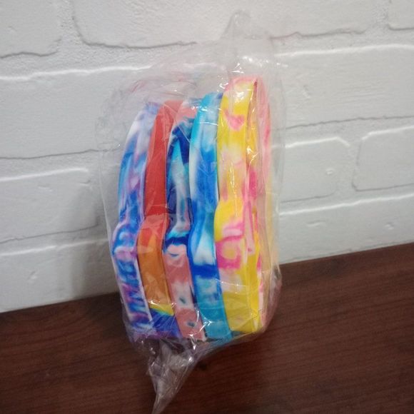 5 Pack Pop It Fidget Sensory Rainbow Toys - Picture 4 of 6